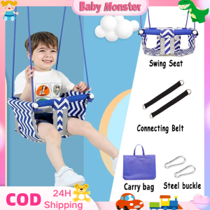 Children swing Secure Canvas Baby Swing with Safety Belt for Home Childrens Indoor & Outdoor Hanging Chair swing Strong bearing