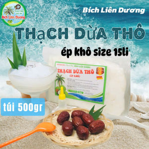 COMBO 7KG THẠCH DỪA THÔ ÉP KHÔ SIZE 15LI TẶNG KÈM HƯƠNG_LOẠI TÚI 500GR