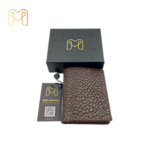 Ví nam ví da bò dáng đứng cao cấp chính hãng Men Leather M2V3R37 quà tặng sinh nhật đẹp sang trọng bóp nam hàng hiệu da thật full hộp