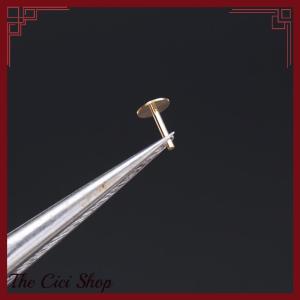 [The Cici Shop] 2Pcs Copper Watch Dial Feet 0.64 0.69 0.74 0.79 0.94mm Stem Watch Movement Repair Watch Replacement Spare Parts Accessories