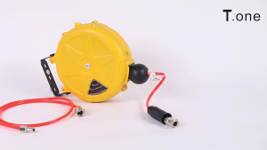 Automatic Retractable Hose Reel Car Wash Tool Garden Irrigation Water Tube Rack Water Pipe Roller Locking Water Drum