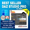 DAZ Studio Professional 2022 Full Version Lifetime Software 3D Design Grafis Model Cartoon Animator. 