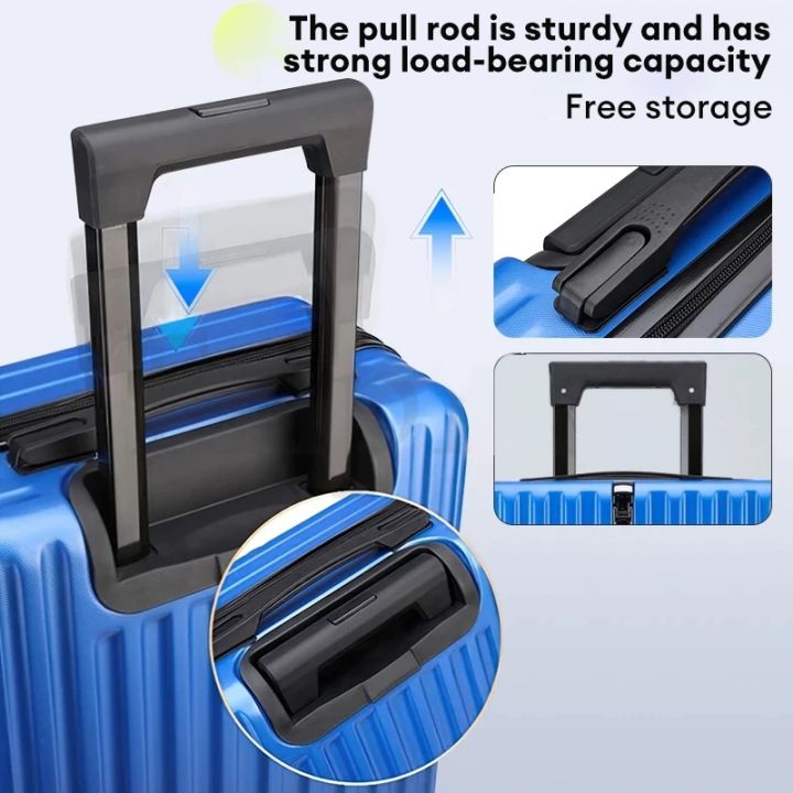 BE%2020/24%20Inch%20LightWeight%20Luggage%20Vacation%20Suitcase%20Hard%20Shell%20Luggage%20With%20Hook%20Design%20-%20Image%204