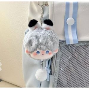 Game Love and Deepspace Xavier Sylus Rafayel Cosplay Keychain Plush Figure Doll Keyring Key Chain Bag Backpack Pendant Kids Girls Gift