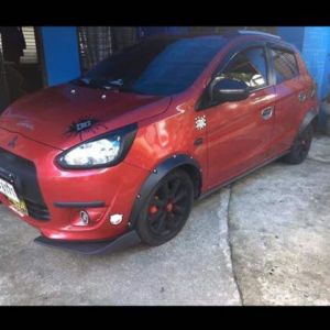 MIRAGE HB Fender Flare Universal Flexible Kit Arch Wheel Eyebrow Protector Black FREE STAINLESS SCREW BOLTS