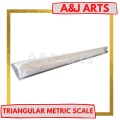 Triangular Metric Scale Toblerone Ruler 12 inch for Architecture (1:100 to 1:500) Triangular Ruler Triangle Ruler. 