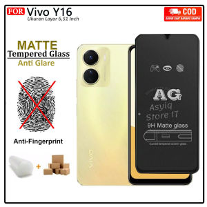 Tempered Glass Matte VIVO Y16 Tg Layar Annti Glare Kaca Full Cover