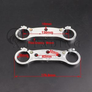 kkmf Front Fork 25 35mm inverted shock absorber direction device upper and lower plate for 47cc49ccMoto Dirt Bike Motorcycle 7M5T2