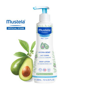 MUSTELA Hydra Bebe Body Lotion With Organically Farmed Avocado for Normal Skin(300ML/10.14fl.oz) [Bundle of 2]