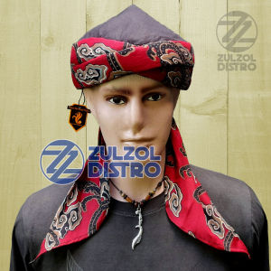 Peci Batik Nasional Siap - Sorban Wali Imamah Permanen Dua Tali dan Turban Turki Tutup Kerucut