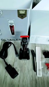 WAHL DETAILER CORDLESS RED EXTRA TWIDE BLADE HAIR TRIMMER ORIGINAL - MESIN CUKUR RAMBUT WAHL NEW - Barang Baru dan Jaminan Original