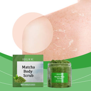 EELHOE Matcha Body Scrub Body cleansing nourishing moisturizing skin moisturizing hydrating exfoliating and scrubbing Exfoliating Body Scrub