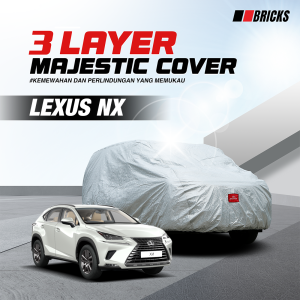 3 Layer Cover Lexus NX Sarung Mobil Outdoor Anti UV & Waterproof BRICKS