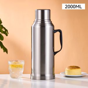 GIANXI Stainless steel hot water bottle insulated bottle large capacity glass inner pot warm water kettle 2000ML/3200ML