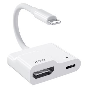 FEINODI 【Upgrade Version】Lightning to HDMI cable Phone Pad to computer screen TV projector
