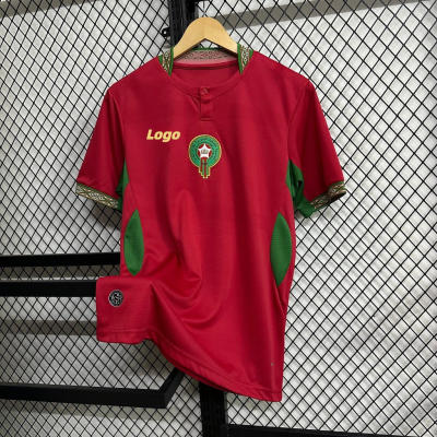 2026/27 Morocco Fans Edition Men's Morocco Home Short Sleeves Football Jersey T-shirt