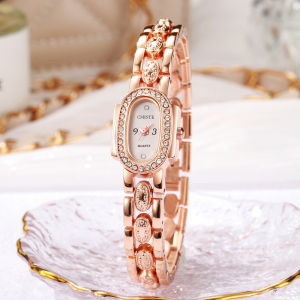 New Womens Watch Small and Exquisite Elegant Oval Luxury Watch for Women