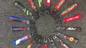 NES Musion Motorcycle Key Chain Key Holders Double Side Digital Printing Keychain Keyring Motorcycle Culture Honda Yamaha Kawasaki