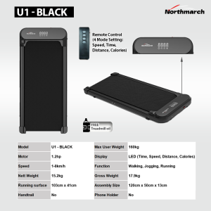 Northmarch Treadmill COD Máy Chạy Bộ Đế Bằng Đa Năng Nâng Cấp Mới - Máy Chạy Bộ Dành Cho Gia Đình Phòng Tập GYM Chuyên Dụng Có Thể Gấp Gọn Không Tiếng Ồn Cho Hộ Gia Đình Yên Tĩnh Chống Xóc Chống Rung Hiệu Quả Tiết Kiệm Điện & Dễ Dàng Cất Gọn