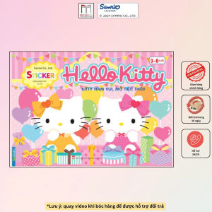 Sách - Stickers Hello Kitty (sách bản quyền)