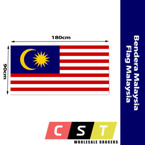 3x6 Bendera Malaysia Flag Pole Flag