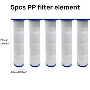 Specool® Shower Head 3 Modes High Pressure Water Saving One-Key Stop Water Massage with Filter Element for rain shower