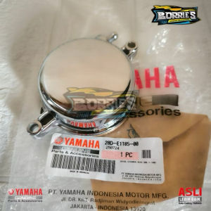 cover tutup gear sentrik gigi sentrik Yamaha mio sporty mio smile mio soul karburator fino karburator original CHROME CELUP