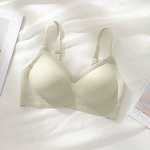 Maniyun 100% Original Soft Support Seamless Bra Women 1cm Thin Adjustable Non-wired Comfort Bra Lingerie 原装高质量