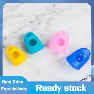 Sports🚴🏻‍♀️ 5pcs Silicone ngón tay cot cho chơi guitar bảo vệ ngón tay ngăn chặn Báo Chí đau