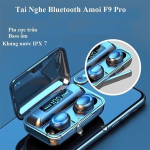 (BẢN QUỐC TẾ) Tai nghe Bluetooth AMOI F9 Pro TWS 5.0 không dây cảm ứng chống nước IPX5 chống ồn tích hợp sạc dự phòng 2500mAh