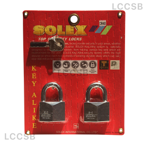 Solex Security Locks. Key Alike 40mm size 2pcs & 3pcs. door lock gate lock grille lock multiple locks with the same key Ready Stock
