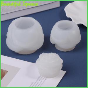 Beautiful Flower Silicone Candle Mold 3D Peony Flower Soap Gypsum Resin Casting Mould DIY Chocolate Cake Baking Tool Wedding Gift