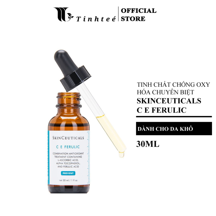 Tinh chất Skinceuticals C E Ferulic giúp làn da trở nên khoẻ mạnh và săn chắc hơn 30ml