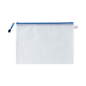 A4 Mesh Zipper File Bag Waterproof Transparent Portable Bag Document File