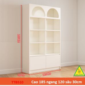 TỦ TRƯNG BÀY SẢN PHẨM GỖ MDF CAO CẤP MẪU TTB510 - NỘI THẤT LẮP RÁP VIENDONGADV