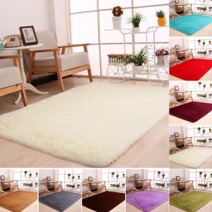 Home living room bedroom floor carpet 160x120cm/160x80cm/120x80cm/50x80cm Silk Wool Carpet Rectangular Household Room Soft Carpet