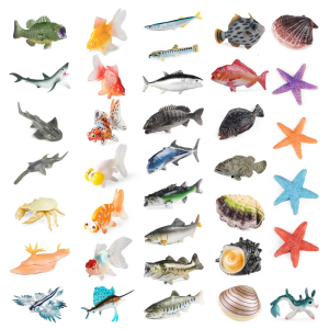 Realistic Plastic Fish Models Lifelikes Large Mouth Bass Fake Fish for Home Decoration and Educational Display