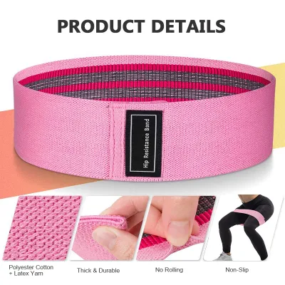 🇸🇬 Fast Delivery 3 Levels Resistance Bands / Resistance Loop Bands Yoga Exercise Band Fitness Slim Legs and Butt Set / 3Pcs set gifts Christmas present