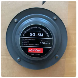 KONZERT Midrange Speaker SG-5M 5 inch Midrange 8 Ohms 150Watts Speaker high quality With Capacitor