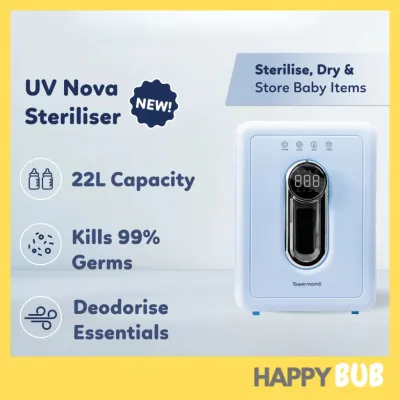 [NEW LAUNCH] Supermama Lab UV Nova Steriliser | 22L Storage | Bottle Sterilizer