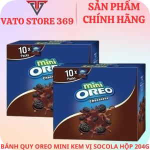 Bánh quy OREO mini socola vị socola hộp 204g