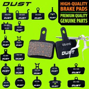 DIVATEN 1Pair Semi-Metal Bicycle Hydraulic Disc Brake Pad with Split Pins Black Tire Lever High Quality Metal brake pads for SHIMANO XT XTR M315 SRAM Avid BB5 BB7 E1 E3