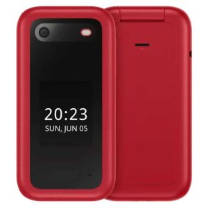 Dual Screen Flip Phone 2.8 Inch Display Dual SIM Feature Phone for Seniors