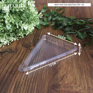 Mika Tray Kue Segitiga Isi 25 Pcs TKP-3 Amaris Packaging