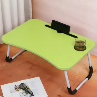 Laptop Table Desk Stand - Foldable Portable Anti-Slip for Bed & Study