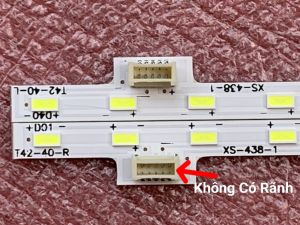 THANH LED TIVI SONY 42W700B 42W674A HÀNG MỚI 100% BỘ 2 THANH MỖI THANH 40 BÓNG mỗi bóng 3V DÀI 465cm