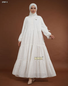 NMR Midi Dress Katun Bordir (JUMBO) Vol 2707