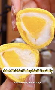 Bánh Phô Mai Nướng Trứng Muối Thơm Ngon Đóng Gói Túi Nhỏ Tiện Lợi Dễ Dàng Mang Theo