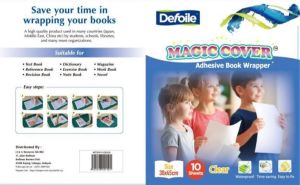 Defoile Self Adhesive Book Cover/10 pcs Clear / Texture