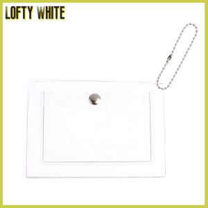 Lofty White 1Pc Womens Credit Card Holder Wallet Transparent Waterproof PVC ID Card Wallet